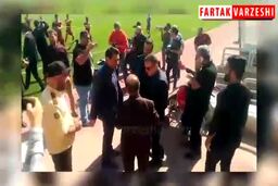 صحبتهای انصاری فرد در حاشیه معارفه افشین پیروانی