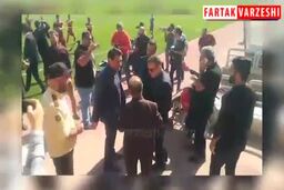 صحبتهای انصاری فرد در حاشیه معارفه افشین پیروانی
