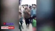 شادی مردم سیل زده شهرستان شادگان از حضور سردار سلیمانی در میان آنها + فیلم